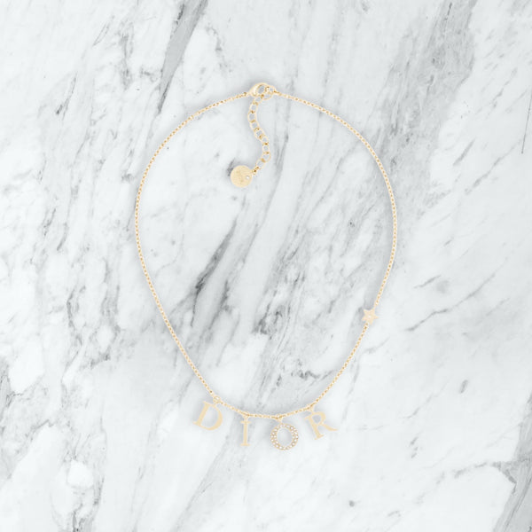 Collier Dior -or