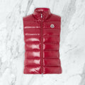 Doudoune sans manche Moncler - rouge