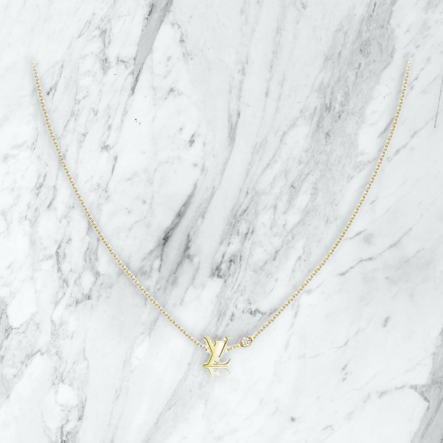 Collier Louis Vuitton - or